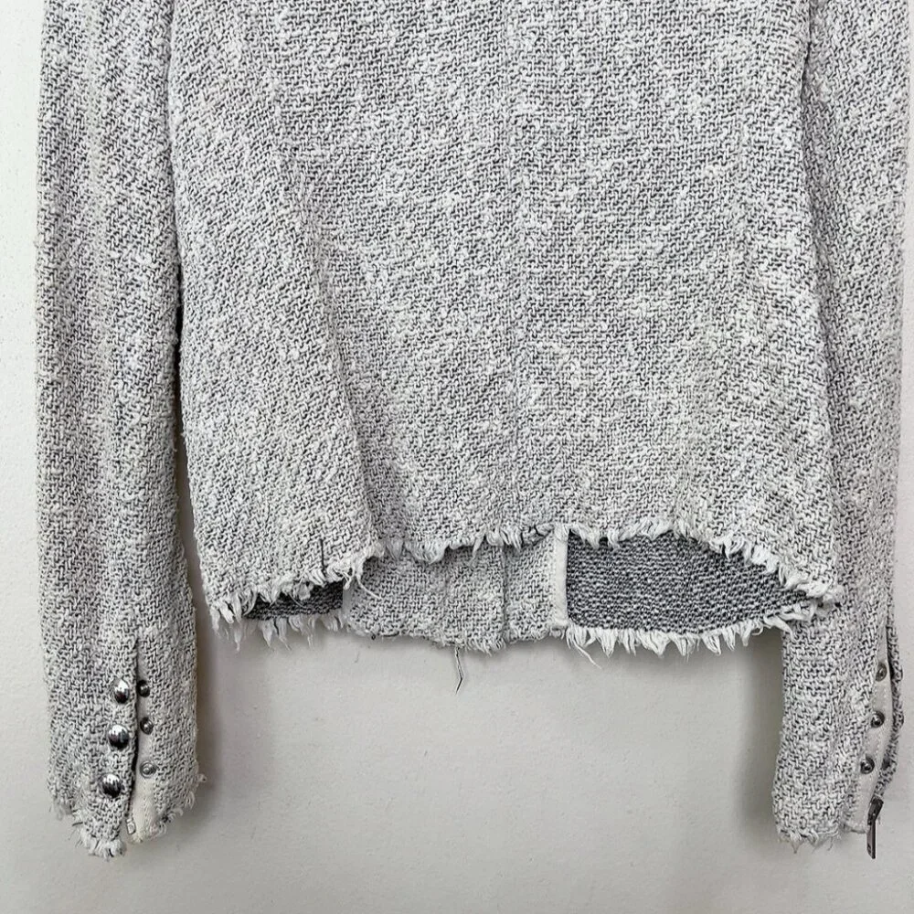 IRO Womens Size 1 Xsmall Agnete Tweed Zip Jacket - Picture 11 of 14